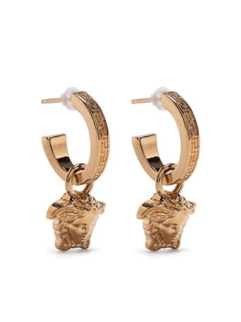 aretes versace hombre|artete para hombre.